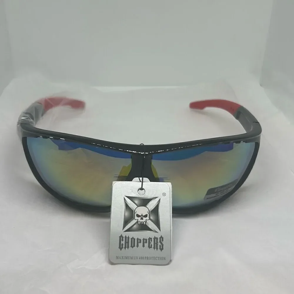 Choppers CP6768 Biker Sunglasses – UV400 Protection | Wrap Oval Design